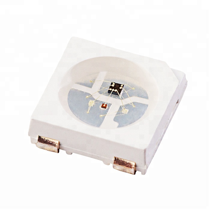 Светодиод SMD 3.5-5.3V 20-60mA 5050 10-12LM WS2812 RGB, LED