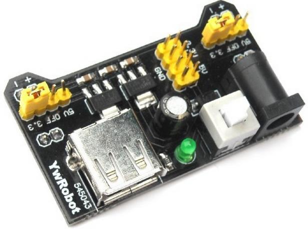 Макетный модуль питания 3.3В 5В (Arduino, Pi)